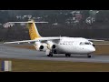 malmö aviation avro rj100 se dsy landing and take off at innsbruck hd