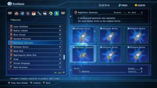 STAR OCEAN - How to synthesis weapons,gear & formula list "Continued"