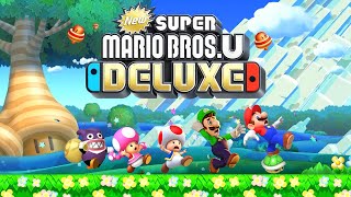 New Super Mario Bros. U Deluxe - Full Game Walkthrough 100%