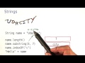 strings - Intro to Java Programming