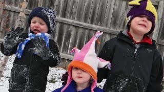 Winter Snow Games with the Children!