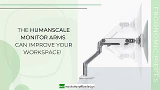 Manhattan Office Design- Office Furniture New York NYC Humanscale Monitor Arms  Benefits \u0026 Features