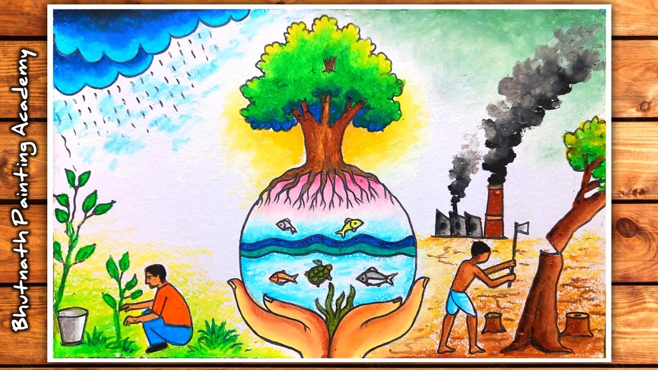 World Environment Day Poster Drawing Easy June Lifestyle 52 Off