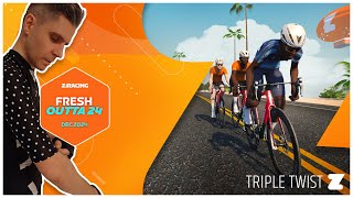 ZWIFT I Fresh outta 24 I Triple Twist I Can I win my last race in (350-520)???