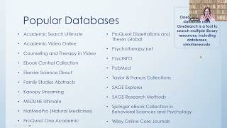 Search Smart: Using Library Databases for Your Research