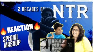 Rise of Jr NTR | Jr NTR Special Mashup | 20 Years Of NTR | Jr NTR mashup reaction English Subtitles