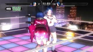 Rumble Rose XX: Wendy Marvel vs Kenny 9 minute single match gameplay video