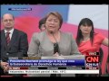 el chascarro de la presidenta bachelet en pleno discurso