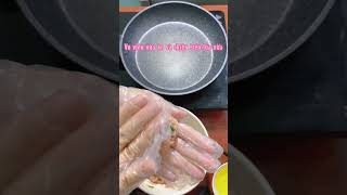 Thịt viên sốt bơ tỏi
