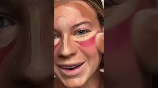 BLENDING IN THIS CRAZY FULL FACE MAKEUP HACK?! *it worked* #shorts