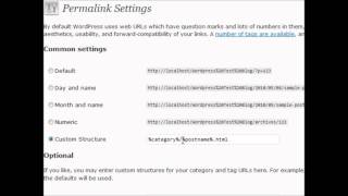 Wordpress Tutorials Permalink Settings Vid 20 by Purple Turtle