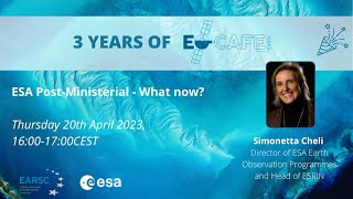 EOcafe: ESA Post-Ministerial – What now?