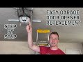 Garage Door Opener and Track Replacement - Step by Step Guide