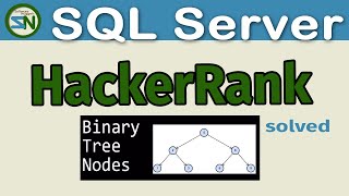 HackerRank: How to Loop over Binary Tree Nodes in SQL Server.