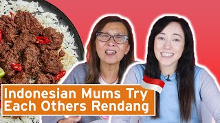 Indonesian Mums Try Each Others Rendang