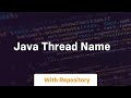 java thread name