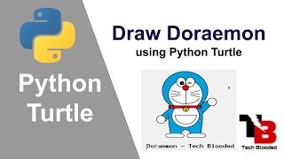 Drawing Doraemon Using Turtle | Turtle In Python | Python Programming | Tech Blooded #Shorts