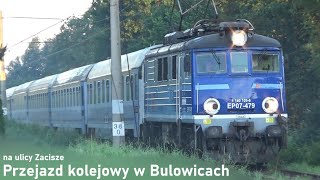 Przejazd kolejowy w Bulowicach na ulicy Zacisze | 30.06.2020