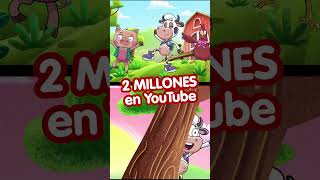 Ya son 2 MILLONES DE reproducciones al video de La Vaca Lola - Fuentes Kids #Shorts