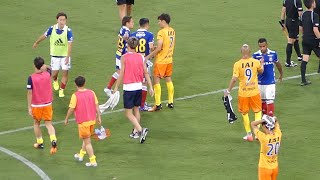 撃ち合いで試合終了➡︎両チームの交流＆試合後挨拶👏清水エスパルスvs横浜Fマリノス2022.7.2J1