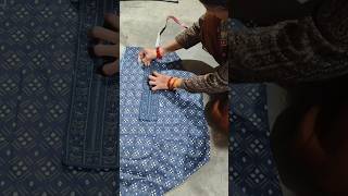 गले पर पैच पल्लू पर पट्टी वाली कमीज कटिंग कैसे करें Ritu Kumar dress designer