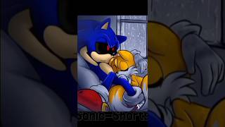 Sonic.exe and tails sad story #sonic #tails #edit #shortfeed #viral  #youtubeshorts