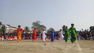 ভারতবর্ষ || INDIA ||RepublicDay 26th January20||Dinhata Girls school || BangaliDance||3rd position