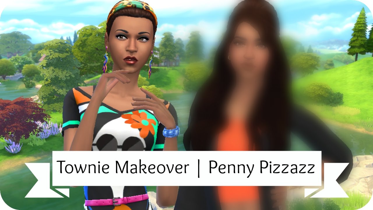 Sims 4 Townie Makeover | Penny Pizzazz - YouTube