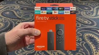 Amazon Fire TV Stick Lite - Unboxing and review