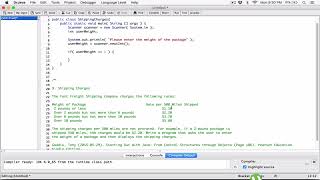 3.9. Shipping Charges - Java