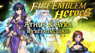 Fire Emblem Heroes - Athos \u0026 Legendary Ayra - Spark+ - Let's play \