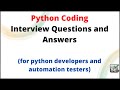 Python Coding Interview Questions and Answers | IBM, Capgemini, HPE, Toshiba interview questions