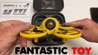 Dwi Dowellin Mini Drone Setup Flight and Review