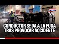 🔴🔵Arequipa: Conductor que provocó accidente se dio a la fuga