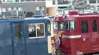 2019年9月19日　電気機関車EF64 1051＋EF81 133の重連に牽引されて、秋晴れの上州路を｢カシオペア紀行｣が行く　JR高崎線･上越線 高崎駅