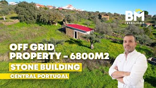 Off grid property, 6800m2 with a stone building, in central Portugal - 35.000€