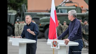 Prezydenci Polski i Litwy w Mariampolu