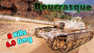 Bat.-Châtillon Bourrasque - 8 Frags 6.0K Damage, Master by player Brayden410