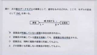 高度午前１問題【共通】・平成21年春・問11