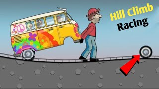 Hill climb racing || HIPPIE VAN || on Highway Gameplay full video || by Sameer k games
