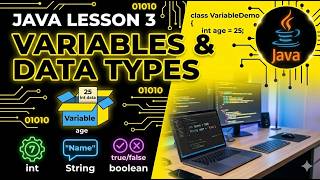 👉 Variables & Data Types in Java (With Coding) | Java Tutorial for Beginners @codewithclarity-java
