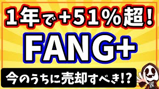 S\u0026P500とFANG+指数が最高値更新！暴落が怖いから1年で51%リターンの今のうちに売却すべき？