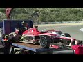 max chilton crash during first f1 testing