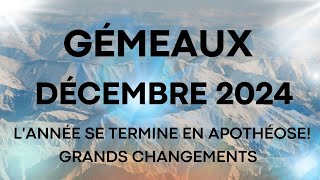 #GÉMEAUX♊ DÉCEMBRE 2024:L'ANNÉE SE TERMINE EN APOTHÉOSE! PROTECTION🌟RENOUVEAU ET GRANDS CHANGEMENTS✨