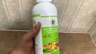 Hi K liquid nutrients Potassium nitrogen boost crop yields | Swat Agro | Fmc Agro UK | Kissan Ghar