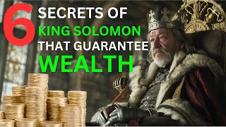6 SECRETS OF KING SOLOMON THAT GUARANTEE WEALTH