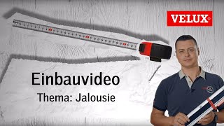 Einbau PAL Jalousie | VELUX Sonnenschutz