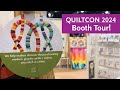 QuiltCon 2024: Tour of Whole Circle Studio Booth #quilting #modernquilting #quiltcon #quiltshow