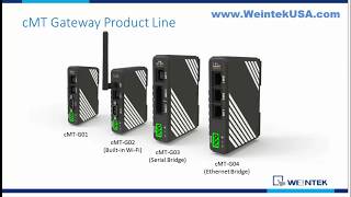 cMT-G03/G04 Smart IIoT Gateways Intro - Weintek USA - OPC UA, MQTT, MODBUS