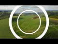 barbury castle ancient hillfort wiltshire uk by drone